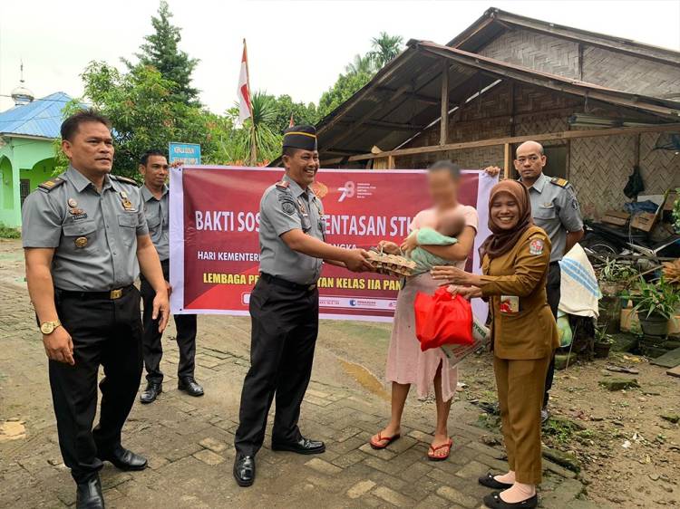 Menyambut Hari Kemenkumham RI Ke &ndash; 78, Lapas Kelas IIA Pancur Batu Bakti Sosial