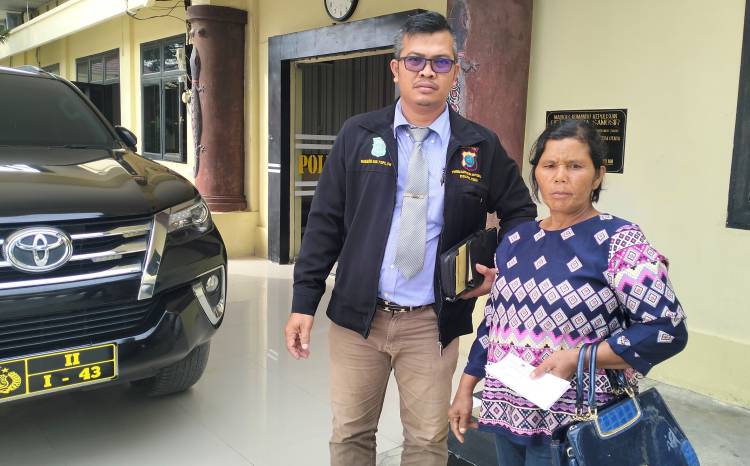 Laporannya di SP3kan, Ibu Korban Mendatangi Polres Toba dan Ketemu Kapolres, Ini Jawabanya