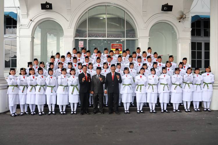 Paskibraka Tahun 2023 Pematang Siantar Dikukuhkan