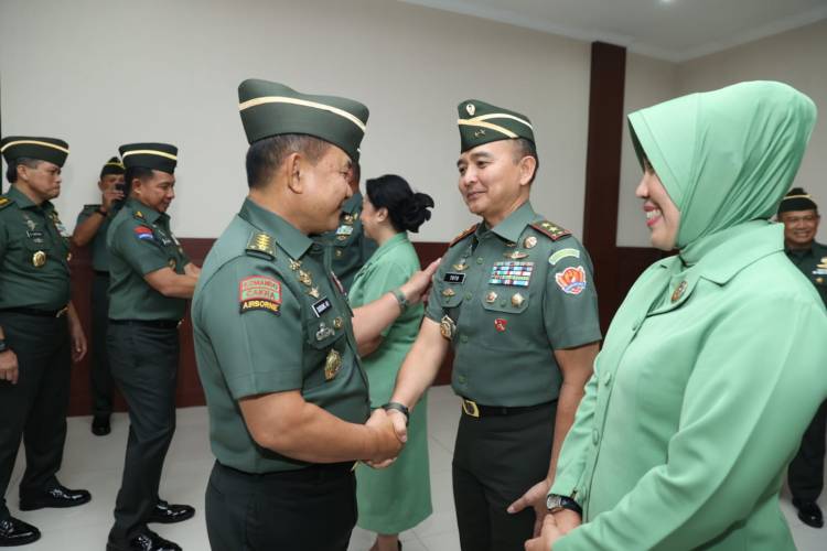 Ini Pesan Kasad, Bagi Merima Laporan Korps Kenaikan Pangkat 14 Pati TNI AD