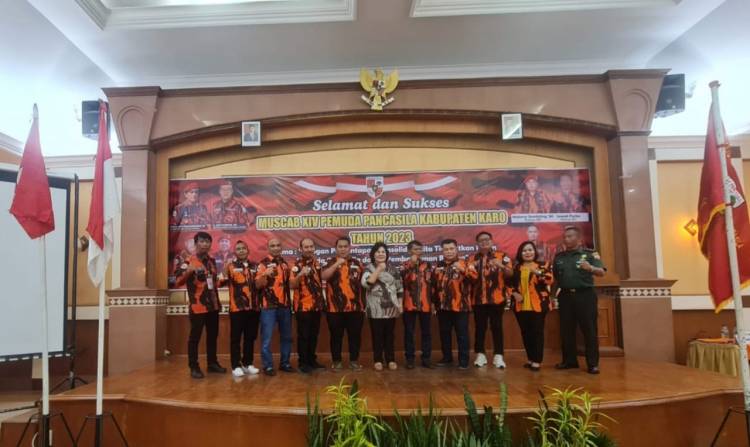 Darma Ginting Kembali Pimpin MPC Pemuda Pancasila Kab Karo, Bupati Cory : Mari Sama-sama Bangun Tanah Karo