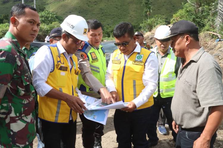 Kapolres Bersama Forkopimda Simalungun Lakukan Pengecekan Proyek Prioritas percepatan pembangunan