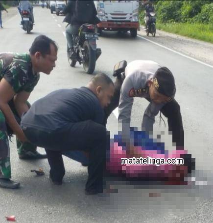 Dua Septor Searah Bertabrakan Dijalinsum Kisaran Satu Tewas Ditempat