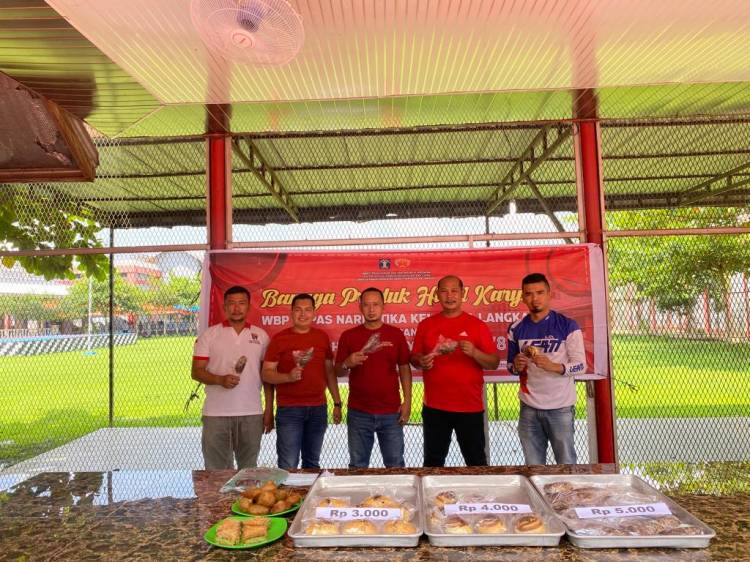 Pameran Bangga Produk Hasil Karya WBP Lapas Narkotika Langkat Kanwil Kemenkumham Sumut