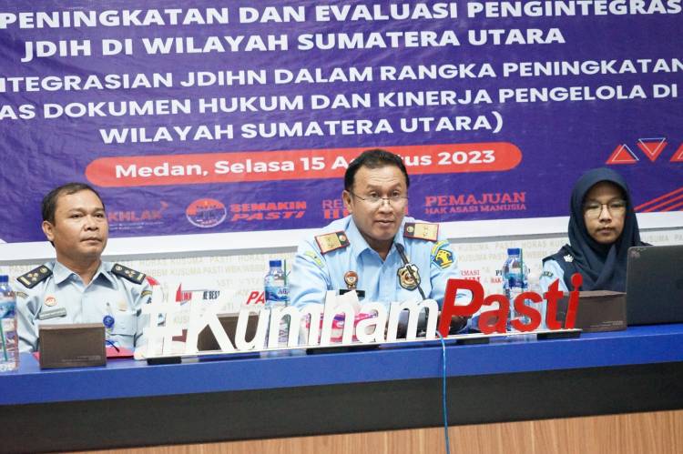 Kumham Sumut Integrasikan Jaringan Dokumentasi dan Informasi Hukum di Wilayah Sumatera Utara