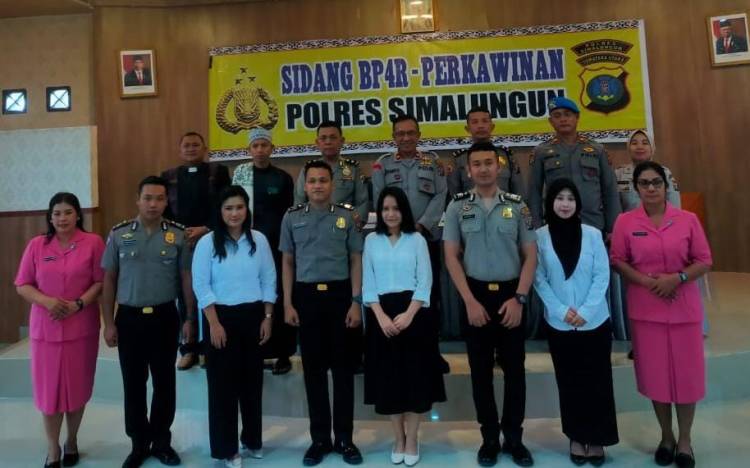 Pelaksanaan Sidang BP4R Perkawinan Polres Simalungun di Hadiri PC.Bhayangkari Simalungun