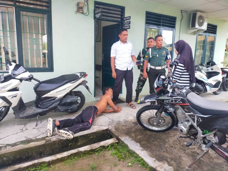 Provost Kodim 0209/LB Bantu Warga Korban Jambret, Gagalkan Aksi Amankan Terduga Pelaku