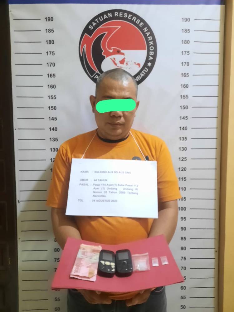 Polres Labuhanbatu Ringkus Pengedar Sabu