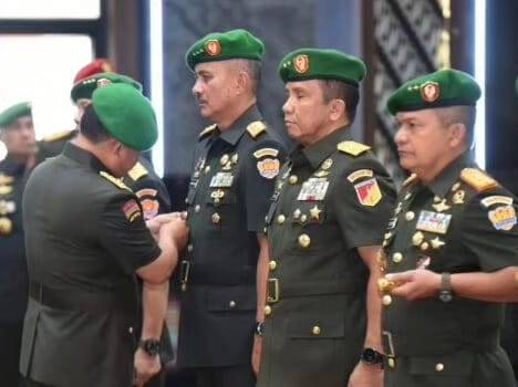 Sertijab Pangdam I/BB, Mayjen TNI Mochammad Hasan Gantikan Mayjen TNI A Daniel Chardin
