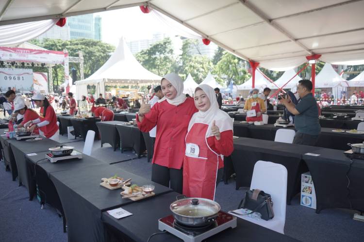 PLN dan Pemko Medan Gelar Lomba Masak Pakai Kompor Induksi di Medan Independence Day Festival 2023