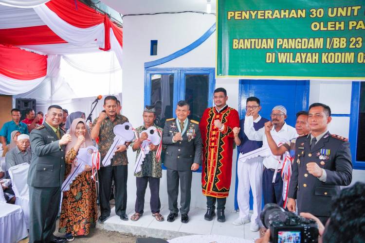 Terima Kasih Kodam I/BB & Yayasan Buddha Tzu Chi, 30 RTLH Selesai Direhabw