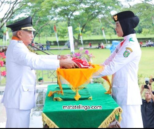 Upacara Peringatan HUT RI Ke 78 Langsng dipimpin Bupati Asahan