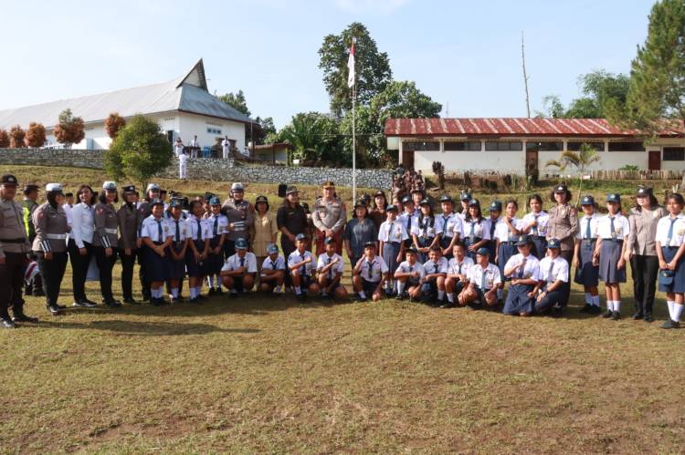 Program Quick Wins Presisi Polres Simalungun Digelar di SMA Swasta GKPS 1 Pamatang Raya