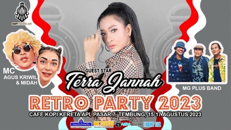 Caf&eacute; Kopi Kereta Api akan Gelar RETRO PARTY 2023