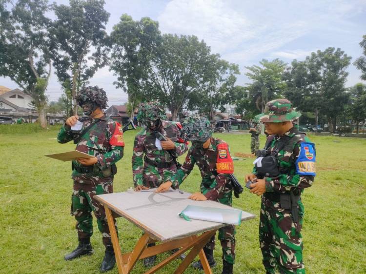 Siaga Tempur, Prajurit Yonarmed 2/KS Melaksankan Uji Siap Tempur Tingkat Seksi Di wilayah Perkotaan