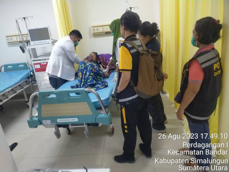 Polres Simalungun Bantu Pengobatan Warga Yang Menderita Sakit