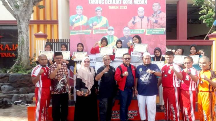Medan Marelan Juara Umum Cabor Tarung Derajat Porkot Medan