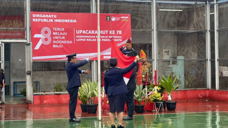 Lapas Kelas IIA Pancur Batu Peringati HUT RI ke-78
