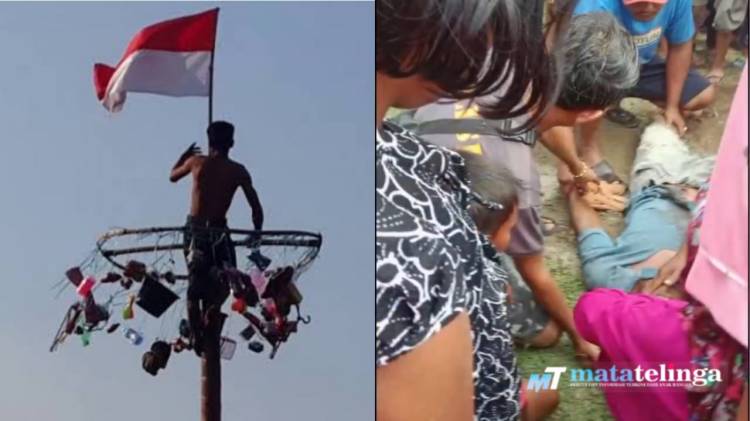 Lomba Panjat Pinang, Seorang warga Meninggal Dunia