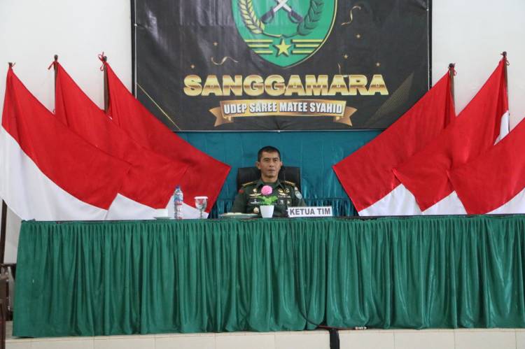 Tim Wasrik Itdam IM Melakukan Giat Wasrik Dalam Rangka Meningkatkan Kinerja Organisasi Kodim 0104/Atim