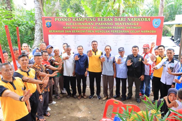 Kapolres Labuhanbatu Ajak Warga Perangi Narkoba Bentuk 12 Posko KBN