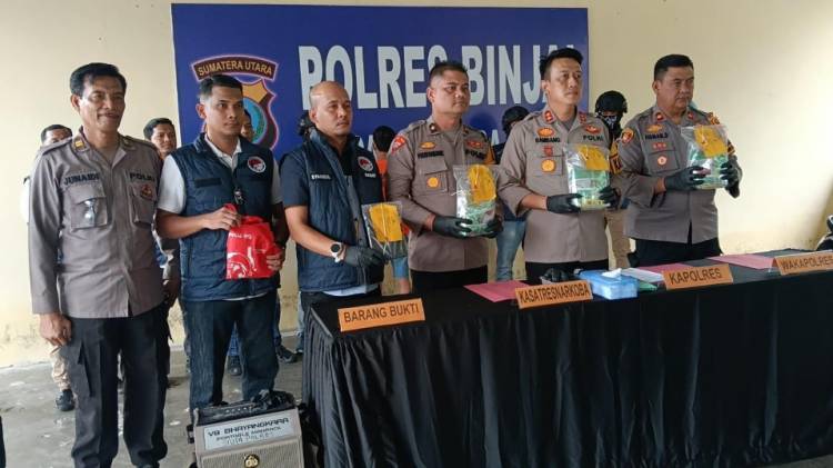 Bandar Narkoba Antar Provinsi Ditangkap Polres Binjai Saat Bawa Sabu 3 Kg