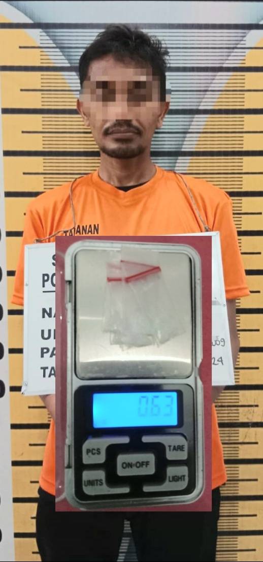 Residivis Pemilik 5 Paket Sabu Masuk Kurungan