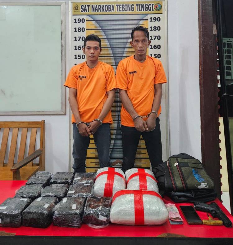 Polres Tebingtinggi Gagalkan Peredaran 30 Ribu Ekstasi dan 10 Kg Sabu