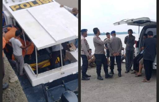 Tenggelam Di Laut, Satpolairud Polres Labuhanbatu Temukan Dua Nelayan Tidak Bernyawa