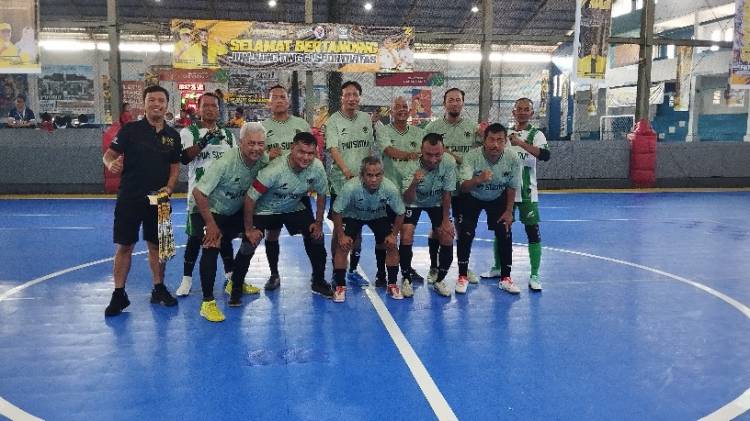 Porwanas XIV Kalsel,  PWI Sumut U40+ Bungkam Kalteng, Hery Ginting Cetak Gol Indah