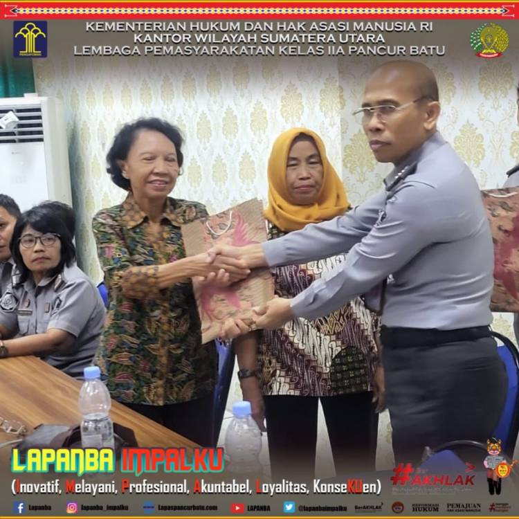 Lapas Pancur Batu Silaturahmi Dengan Sesepuh Dalam Rangka Peringatan Hari Pengayoman Ke-79