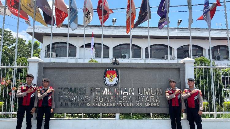 Polda Sumut Intensifkan Patroli di KPU dan Bawaslu: Jaga Keamanan Pendaftaran Cagub dan Cawagub