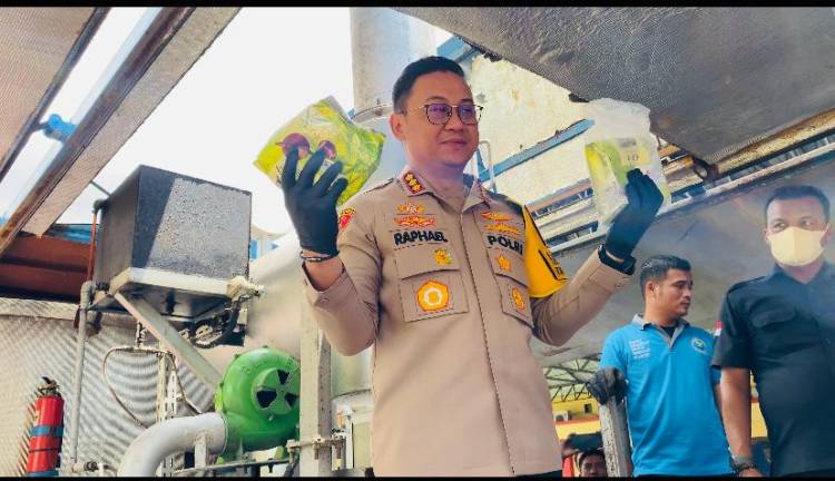 Polresta Deli Sedang Tak Ada "Kompromi" Musnahkan Narkoba