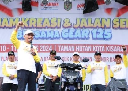 Pemkab Asahan Dan Yamaha Indonesia Gelar Gerak Jalan Santai