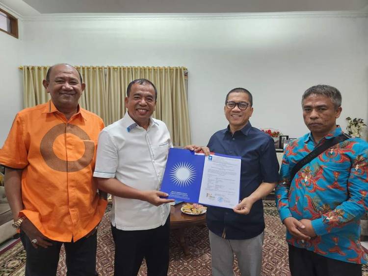 Balon Bupati Karo Antonius Ginting Resmi Terima Rekomendasi Pilkada Karo 2024 Dari DPP PAN