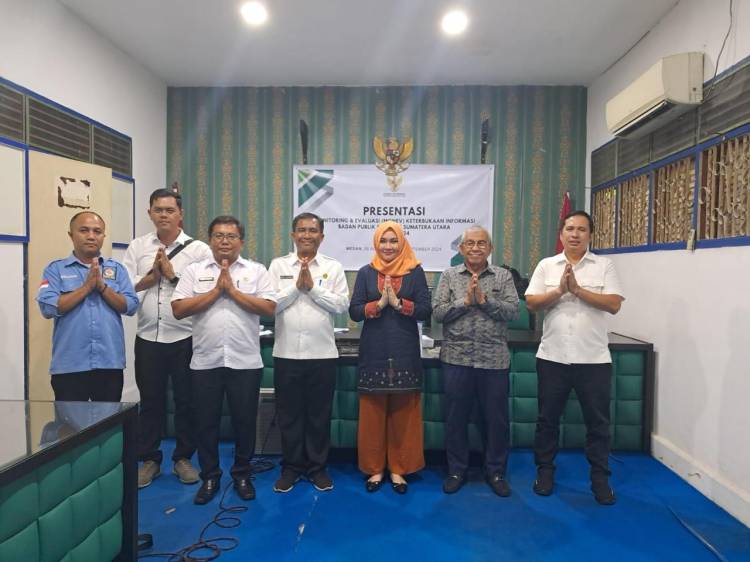 Pemkab Toba Sampaikan Paparan Monev Keterbukaan Informasi