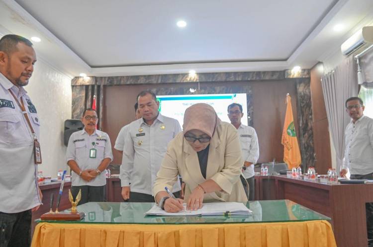 PLN UP3 Padangsidimpuan Teken MoU dengan Pj Walikota Padangsidimpuan