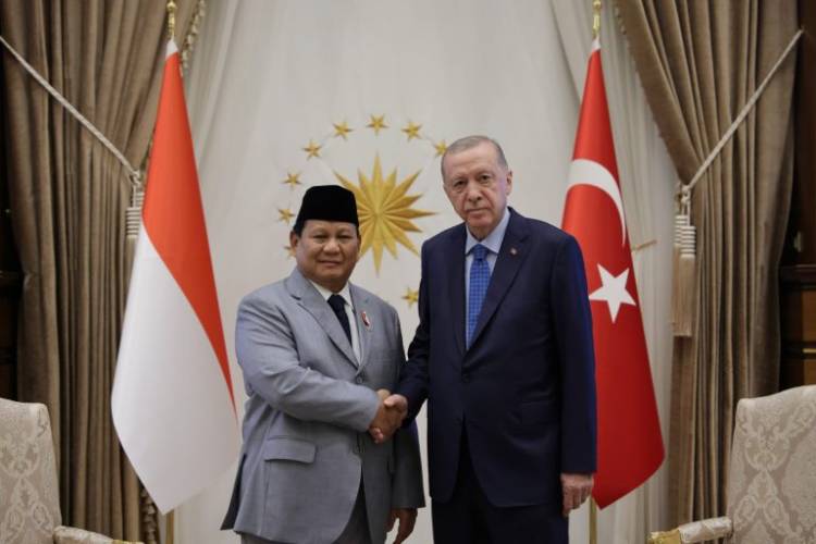 Temui Presiden Erdoğan, Menhan Prabowo Bahas Kerja Sama Pertahanan RI - Turki
