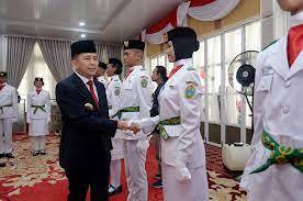 Sebanyak  72 Paskibraka Provinsi Sumut Tahun 2024 dikukuhkan