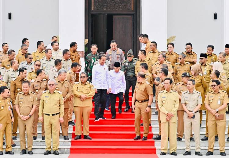 Panglima TNI Hadiri Pengarahan Presiden RI Kepada Kepala Daerah Seluruh Indonesia di IKN
