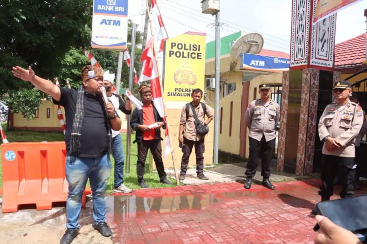 Polres Simalungun Terima Somasi dari Gerakan Demban Martabas