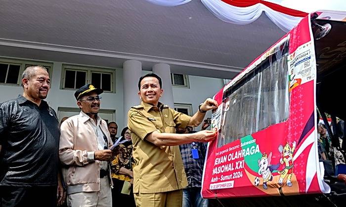 Ratusan Betor Jadi Relawan PON XXI, Agus Fatoni Ajak Masyarakat Ikut Berpartisipasi