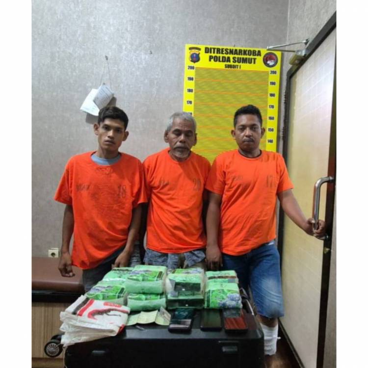 Polda Sumut Tembak 3 Pelaku Narkoba