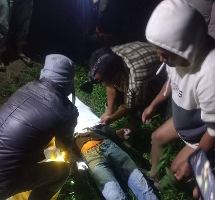 Polres Simalungun Evakuasi Korban Gantung Diri di Ladang Bah Bintoran