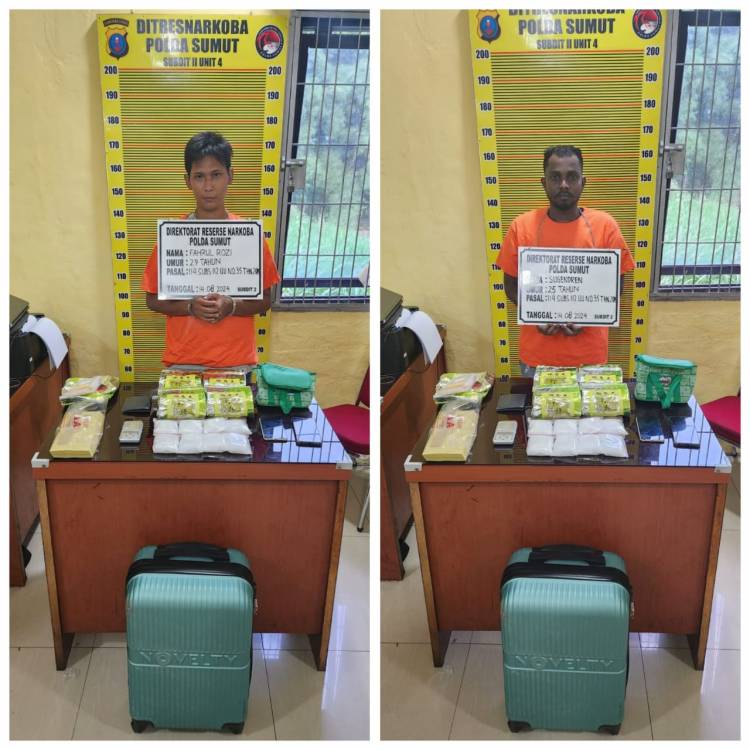 Polda Sumut Tangkap Mahasiswa Pemilik Sabu 4 Kg