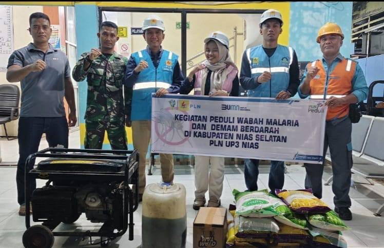 PLN UP3 Nias Salurkan Bantuan Bencana ke Daerah 3T di Pulau Tello