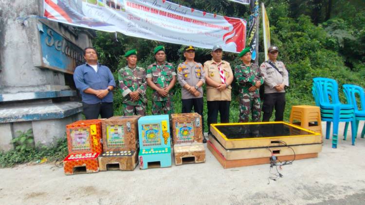 Kapolsek Pancurbatu Pimpin Langsung Penggrebekan Judi di Sibolangit