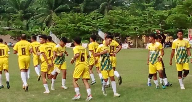 Bermain Imbang Tanpa Gol, Laga PS Pantai Cermin Vs Barkha Fc, Pada Turnamen Sepak Bola U- 23