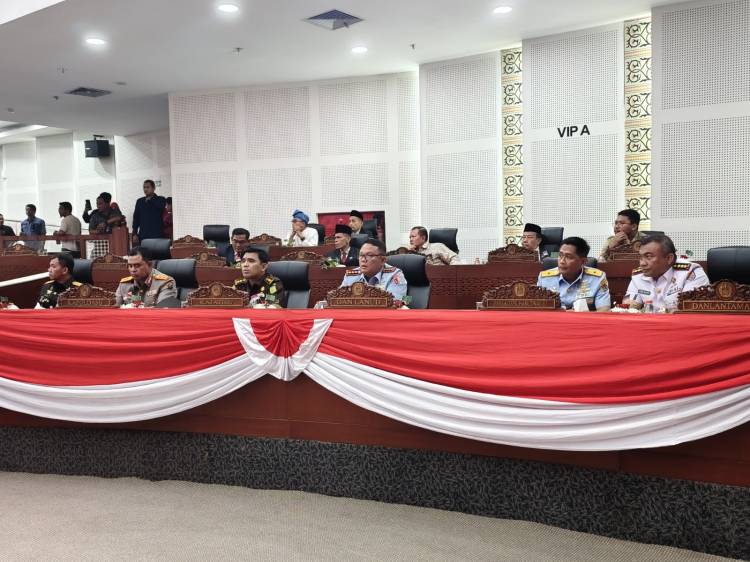 Komandan Kosek I Hadiri Undangan Rapat Paripurna DPRD Provinsi Sumatera Utara