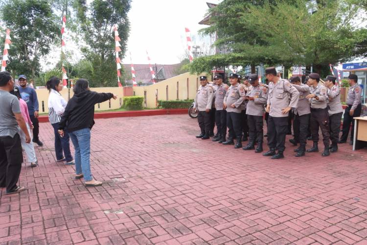 Polres Simalungun Gelar Pelatihan Sispam Kota Kontijensi Jelang Pemilihan Kepala Daerah Serentak 2024